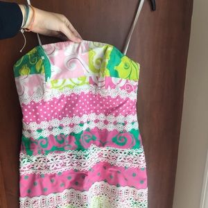 Lilly Pulitzer Strapless Dress